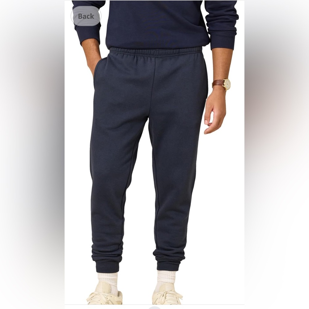 AMAZON ESSENTIALS Fleece Jogger Sweatpants in Navy
